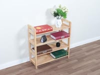 رف خشبي متعدد الاستخدامات - تصميم أنيق وعصري يتكون...