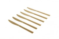 طقم سكاكين طعام بالون الذهبي 6 حبه هوم فيو