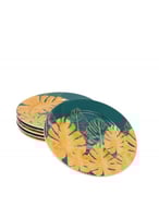 طقم سفره من البورسلين الفاخر مكون من 6 قطع ألوان ح...