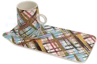 طقم بيالات مع صحون