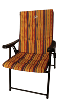 كرسي قابل للطي للحدائق والبر