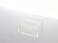 علبة مناديل اكريلك شفافة بتصميم مثالي