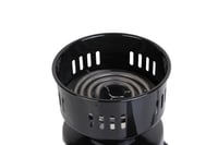 موقد فحم كهربائي وولاعة ستانلس ستيل 500 وات أسود