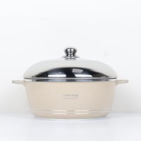 قدر طبخ عالي الجودة بغطاء ستانلس استيل مع فتحة زجا...