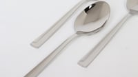 طقم ملاعق ستانلس ستيل عدد 6 قطع بتصميم عصري