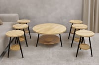 طقم طاولات دائرية 7قطع