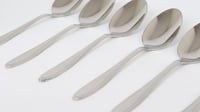 طقم ملاعق ستانلس ستيل عدد 6 قطع بتصميم عصري