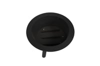 منقل تدفئة وشوي دائري بأرجل (اسود)