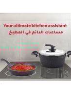 طقم 13 قطعة من مستر كوك جرانيت - غطاء استيل - رماد...