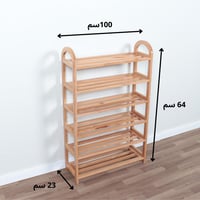 رف خشبي متعدد الاستخدامات - تصميم أنيق وعصري يتكون...