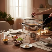 سخان طعام للبوفيه 3.5لتر من الفولاذ المقاوم للصدأ...