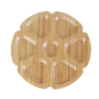 صحن تقديم خشبي -25سم