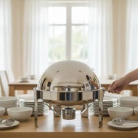 سخان بوفيه استيل فضي 6 لتر