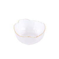 صحن زجاج للحلا والسلطات