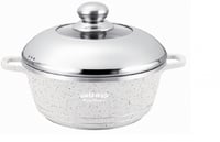 قدر سراميك هوم ماستر لون بيج فاتح مقاس 30 سم