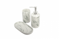 طقم حمام سراميك رخامي3 قطع