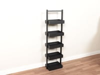 رف تخزين اسود 5 أرفف