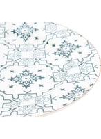 طقم سفره من البورسلين الفاخر مكون من 6 قطع ألوان