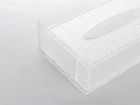 علبة مناديل من الاكريلك لتنظيم المساحة