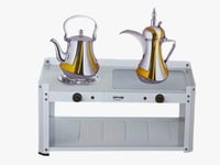 منقل سخان كهربائي عين وصاج استيل 1250 واط HM-194