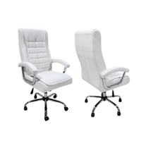 كرسي جلد دوار