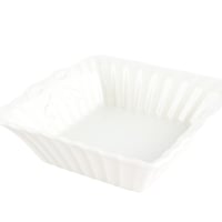 طقم قوالب سيراميك 2حبات لون أبيض