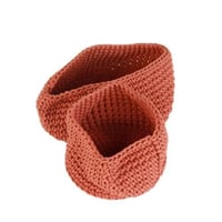 طقم سلة من القماش أنيقة ومتعددة الاستخدامات