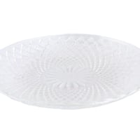 صحن زجاج شفاف للحلا والسلطات-25