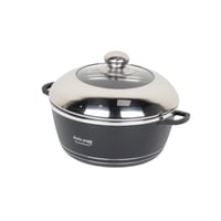 قدر طبخ عالي الجودة بغطاء ستانلس استيل مع فتحة زجا...