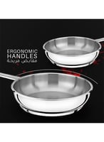 طقم قدور و أواني طهي من الستانلس ستيل المانع للإلت...