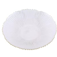 صحن زجاج دائري للحلا والسلطات-22