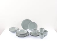 طقم سفرة من البورسلين لـ 4 أشخاص 16 قطعة