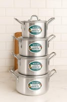 طقم قدور ألمنيوم من ماستر ستار – 4 قطع بأحجام مختل...