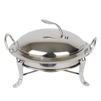 صواني بوفيه استيل 2 لتر فضي