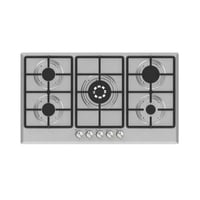 سطح بلت ان غاز كوميتال 90 سم استيل 5 شعلات