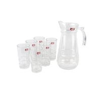 طقم جك عصير مع 6 كاسات