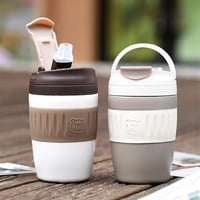 كوب حراري للقهوة معزول و مصنوع من الستانلس ستيل سع...