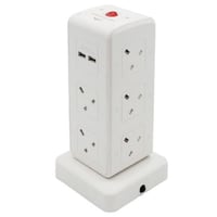 توصيلة كهربائية 10 مقابس 4 منافذ USB