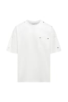 تيشيرت أوفرسايز بجيب تقني وتفاصيل على الأكتاف للجن...