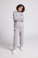 بنطلون كاجوال أوفرسايز للأطفال للجنسين - رمادي