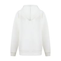 هودي كاجوال أوفرسايز للجنسين بتطريز خاص - أوف وايت