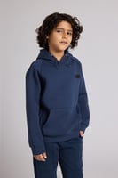 هودي كاجوال أوفرسايز للأطفال للجنسين - أزرق داكن