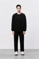 سويتر أسود رجالي