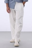 Oasis Comfort – بنطلون لينن واحة الراحة اوف وايت