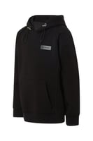 هودي كاجوال أوفرسايز للأطفال للجنسين - أسود