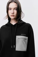 هودي أسود للجنسين