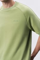 تيشيرت إنترلوك أخضر للجنسين