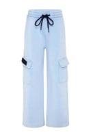 بنطلون Acid Wash Jogger للاطفال أزرق فاتح