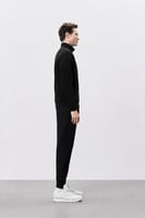 بنطال رجالي إنترلوك أسود