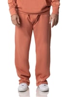 بنطلون سيلين واسع وردي داكن